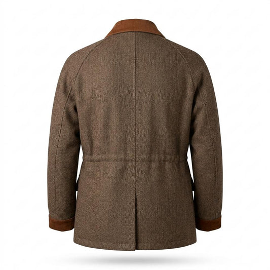 Nobleman Code - Yinem | Strukturiert Gefüttert Jacke Herren