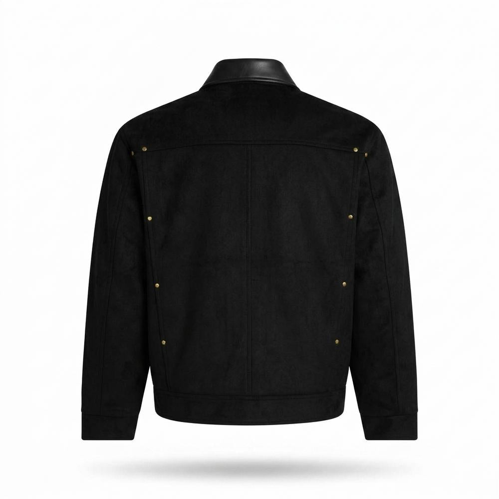 Gentleman Code - Loben | Nietenbesetzt Strukturiert Jacke Herren
