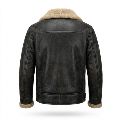 Gentleman Code - Kunon | Gefütterte Langärmlige Wildleder-Jacke Herren