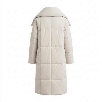 Gentleman Code - Cimil | Wattierter Langer Mantel Damen