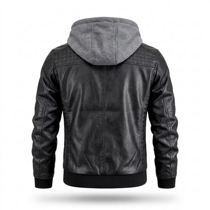 Gentleman Code - Aipad | Gefüttert Gesteppt Lederjacke Herren