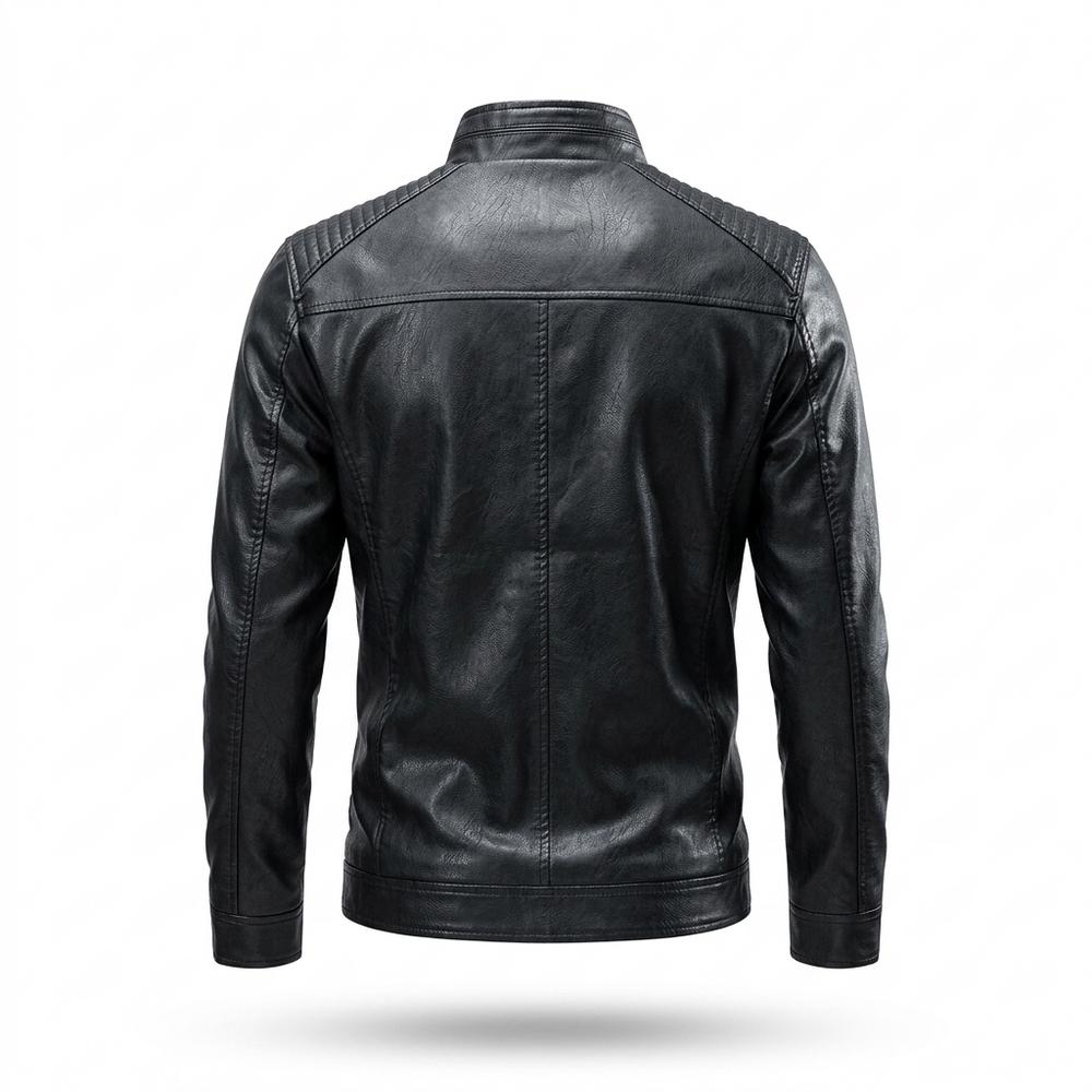 Gentleman Code - Lakot | Gefüttert Tailliert Lederjacke Herren