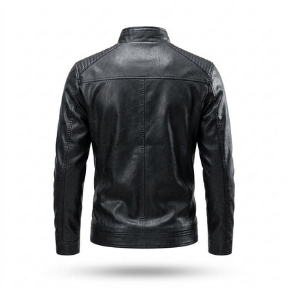 Gentleman Code - Lakot | Gefüttert Tailliert Lederjacke Herren