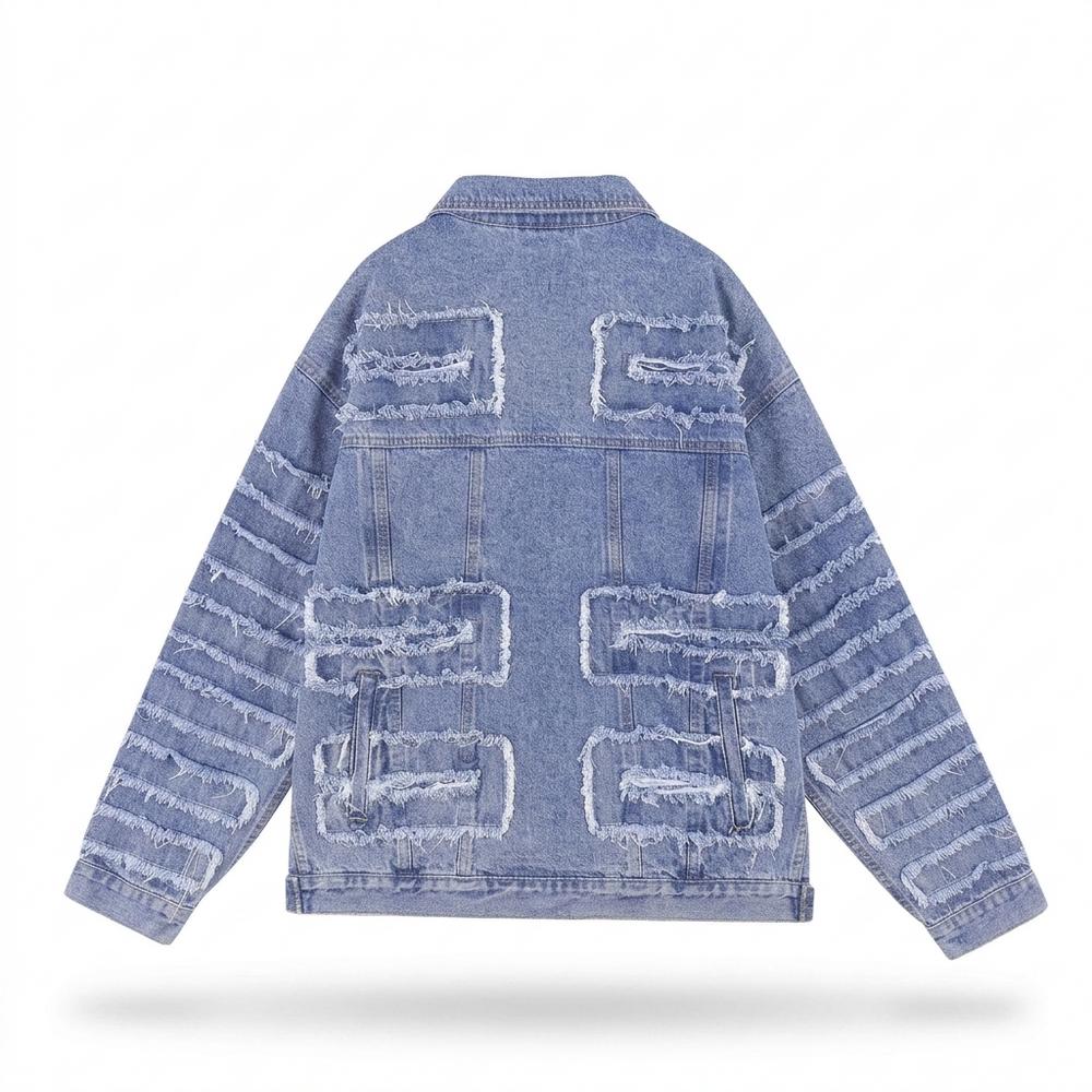 Nobleman Code - Elron | Fransige Verwaschene Jacke Unisex