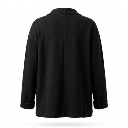 Nobleman Code - Topel | Offener Gestrickter Sakko Damen
