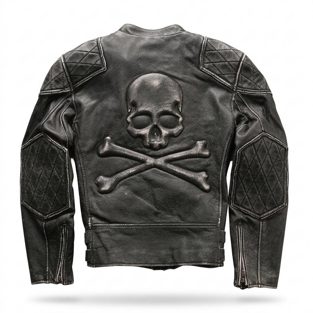 Gentleman Code - Yiwed | Geprägt Gesteppt Lederjacke Herren