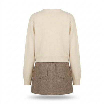 Nobleman Code - Tovet | Feingestrickter Geknöpfter Cardigan Damen