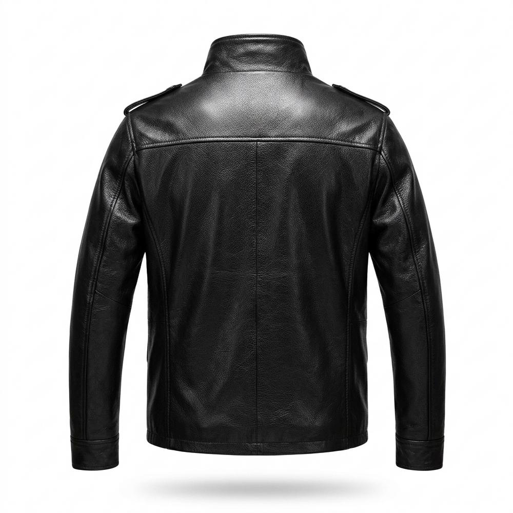 Gentleman Code - Yimos | Gefütterte Funktionale Lederjacke Herren