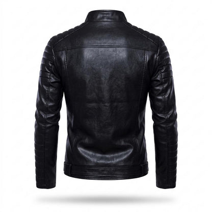 Nobleman Code - Zutat | Asymmetrisch Gesteppt Lederjacke Herren