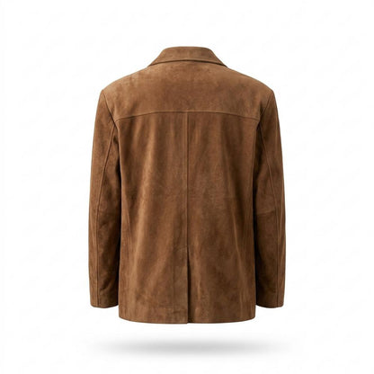 Gentleman Code - Vopod | Oversized Geknöpft Wildleder-Jacke Damen