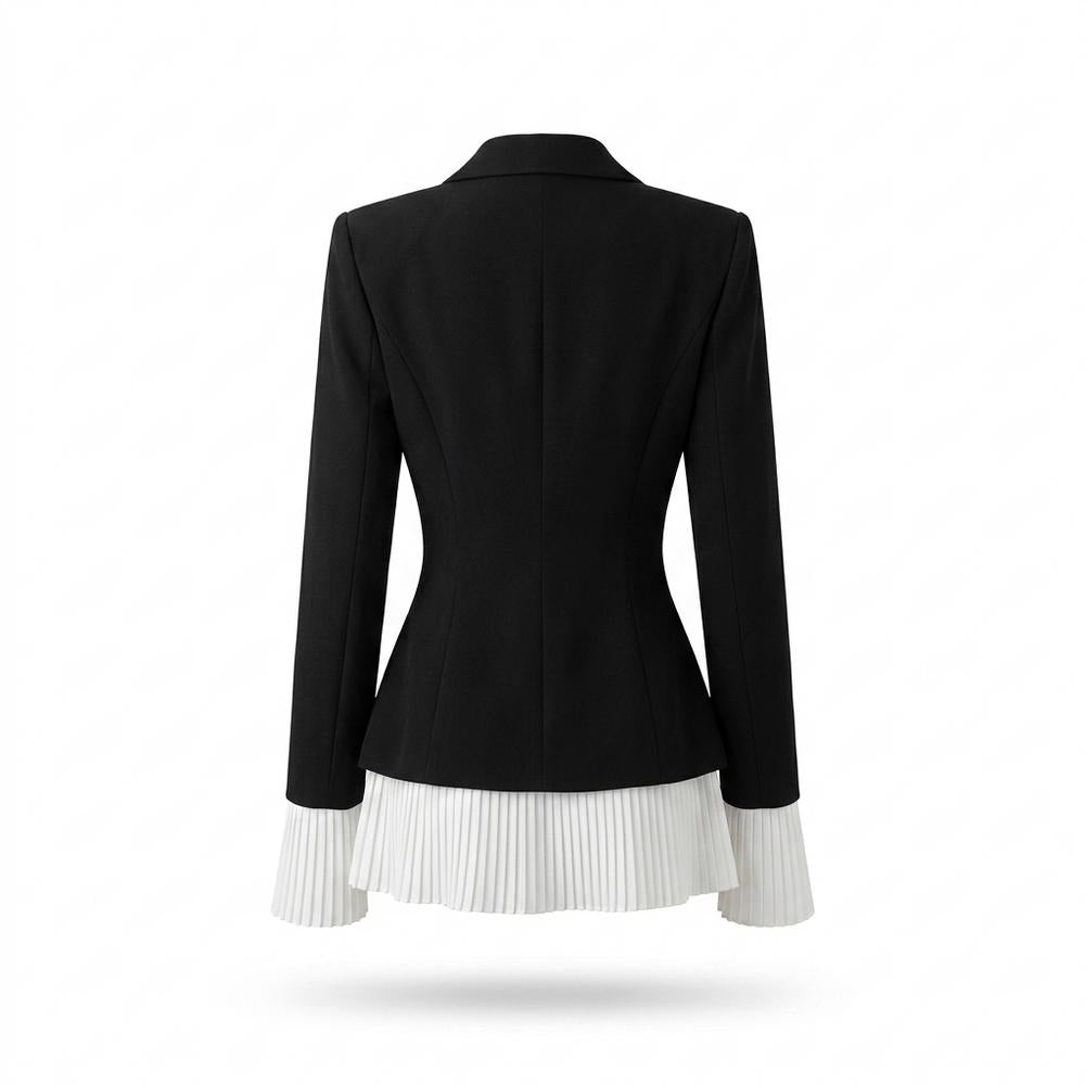 Gentleman Code - Cesut | Tailliertes Plissiertes Kleid Damen