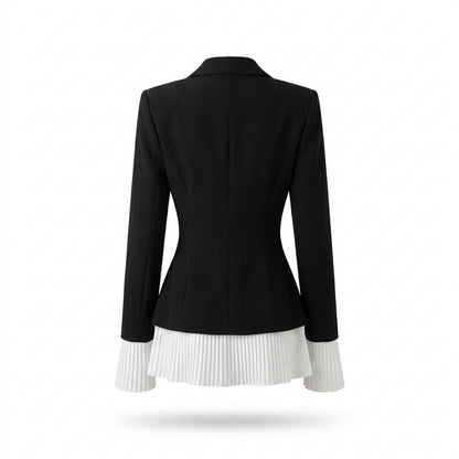 Gentleman Code - Cesut | Tailliertes Plissiertes Kleid Damen