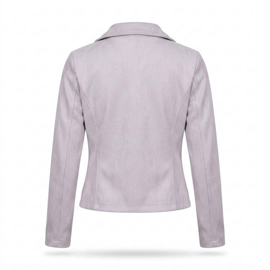 Gentleman Code - Dasiv | Tailliert Asymmetrisch Wildleder-Jacke Damen