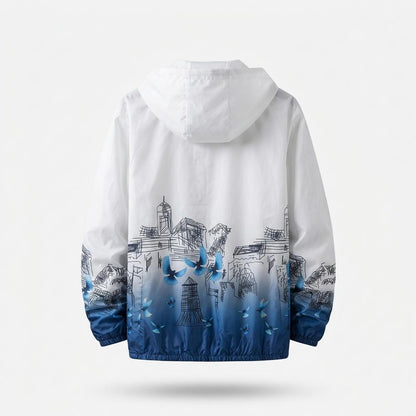 Nobleman Code - Nugav | Bedruckt Leicht Jacke Herren