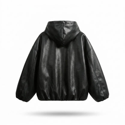 Gentleman Code - Duror | Gefüttert Oversize Lederjacke Unisex