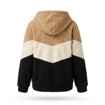 Nobleman Code - Sutur | Gefütterte Mehrfarbige Jacke Damen