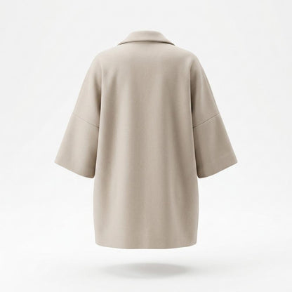 Nobleman Code - Zibed | Oversized Geknöpfter Mantel Damen