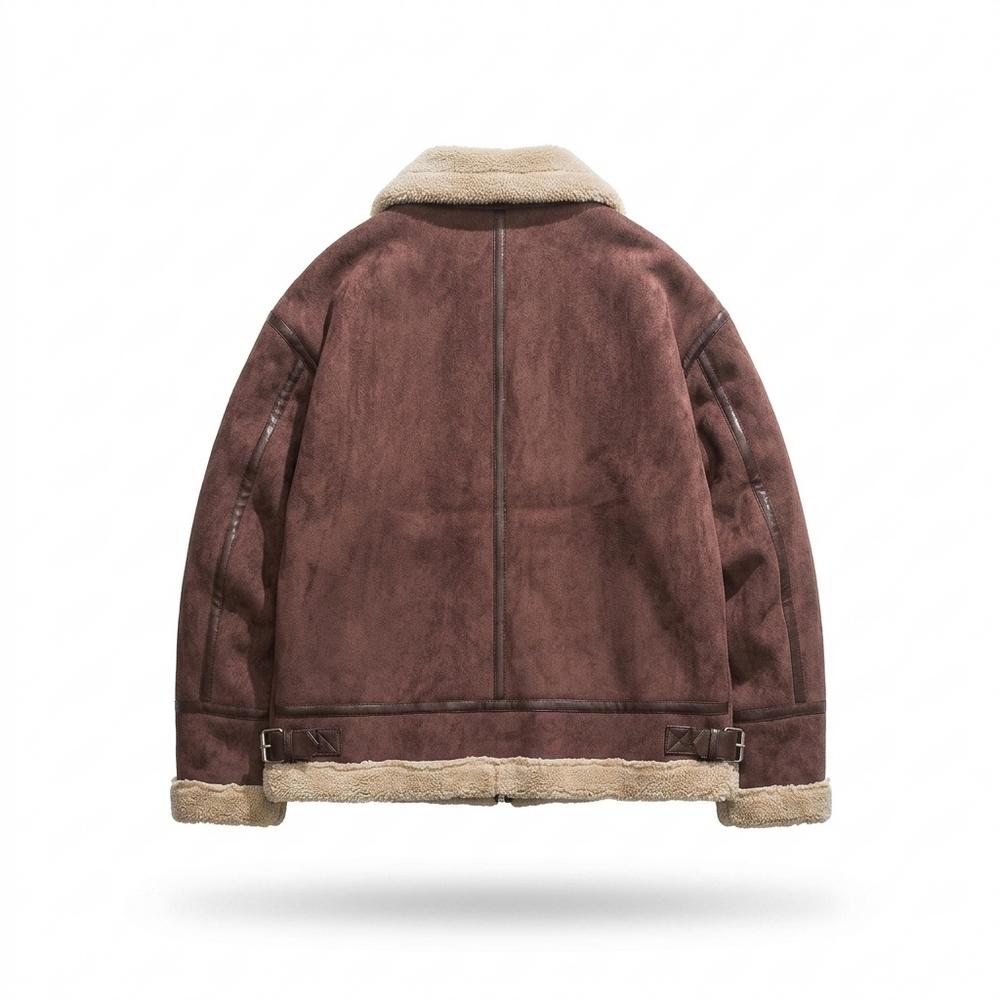 Gentleman Code - Zilel | Gefütterte Kurze Wildleder-Jacke Unisex