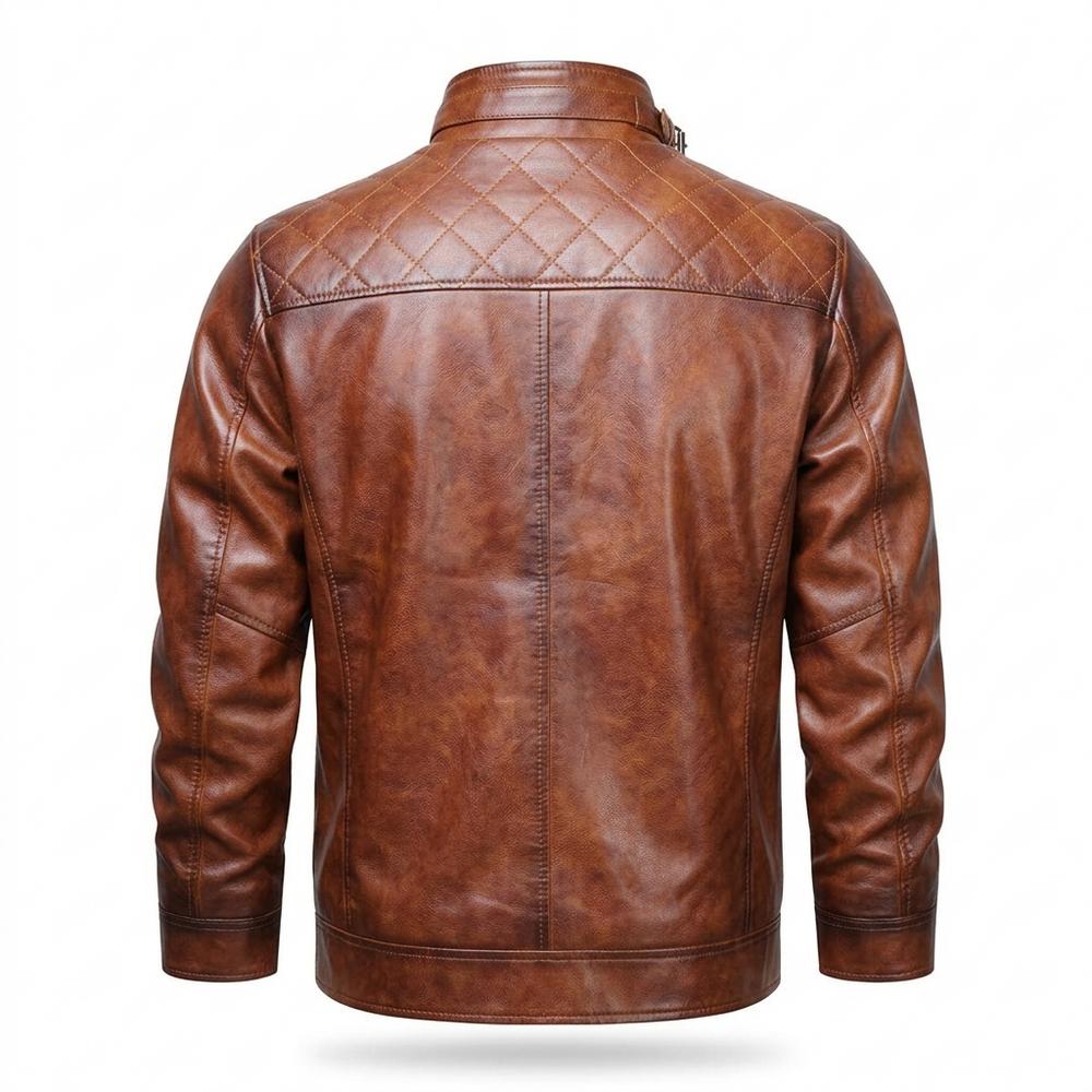 Nobleman Code - Kehot | Gesteppt Gefüttert Lederjacke Herren