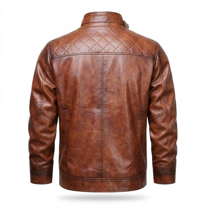 Nobleman Code - Kehot | Gesteppt Gefüttert Lederjacke Herren