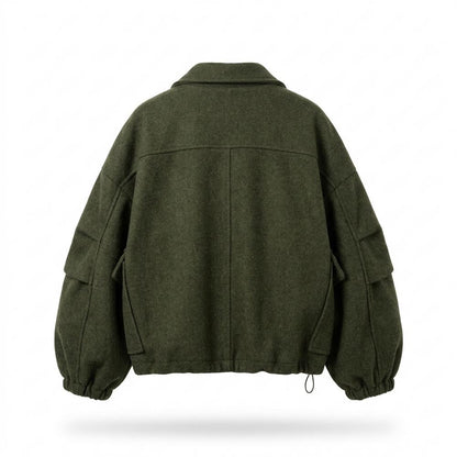 Gentleman Code - Yiwol | Reißverschluss Kurz Geschnittene Jacke Damen