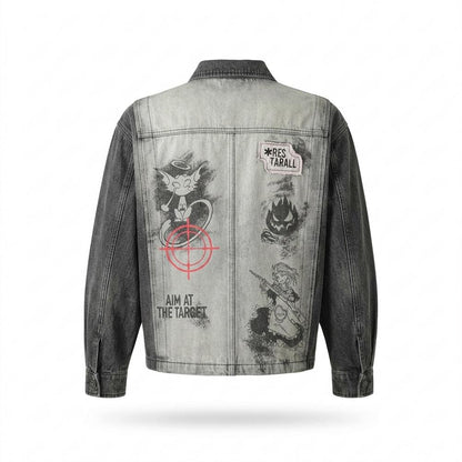Gentleman Code - Ketir | Bedruckte Zweifarbige Jacke Unisex