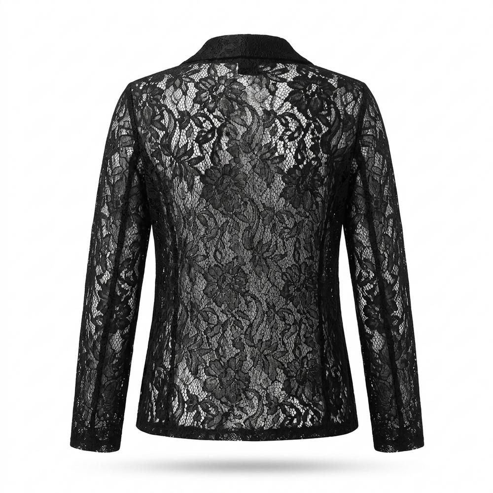 Nobleman Code - Vosir | Transparent Verschlusslos Jacke Damen