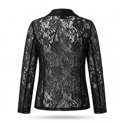 Nobleman Code - Vosir | Transparent Verschlusslos Jacke Damen