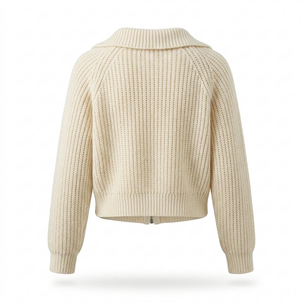 Nobleman Code - Camad | Strukturiert Taillenkurz Strickjacke Damen