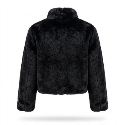 Nobleman Code - Ridod | Gefütterte Plüschige Jacke Damen