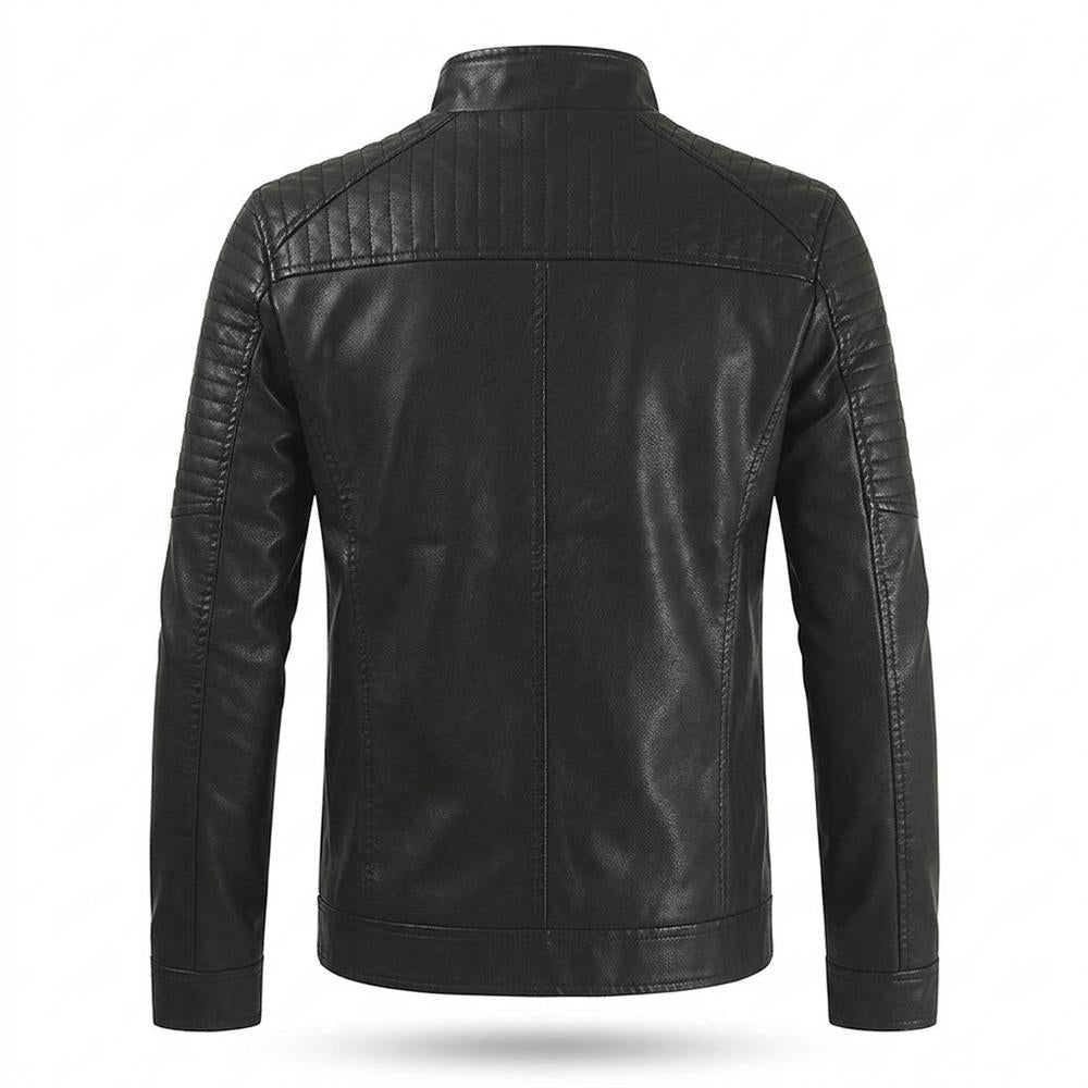 Nobleman Code - Kamar | Gefüttert Gesteppt Lederjacke Herren