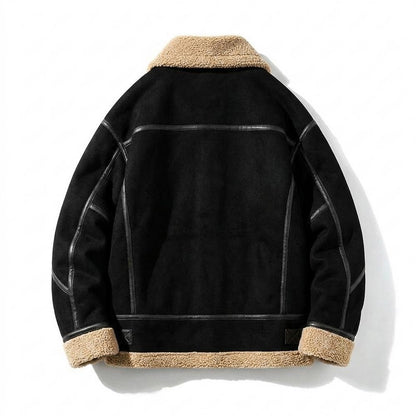 Nobleman Code - Zemit | Warm Gefüttert Wildleder-Jacke Herren