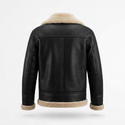 Gentleman Code - Yovet | Genarbte Gefütterte Lederjacke Herren