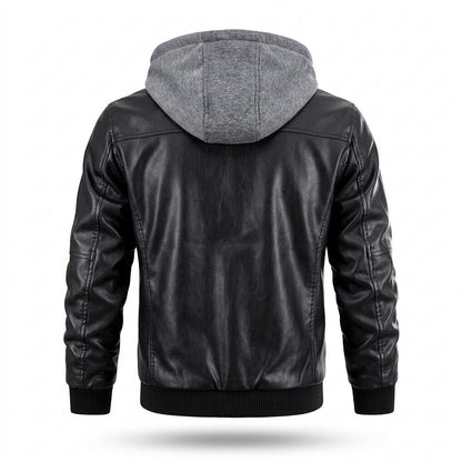 Nobleman Code - Tovar | Gefütterte Gesteppte Lederjacke Herren