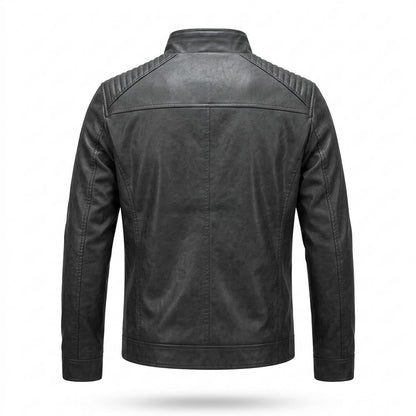 Gentleman Code - Aanum | Gefüttert Gesteppt Lederjacke Herren
