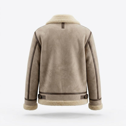 Gentleman Code - Nabok | Gefütterte Zweifarbige Wildleder-Jacke Unisex