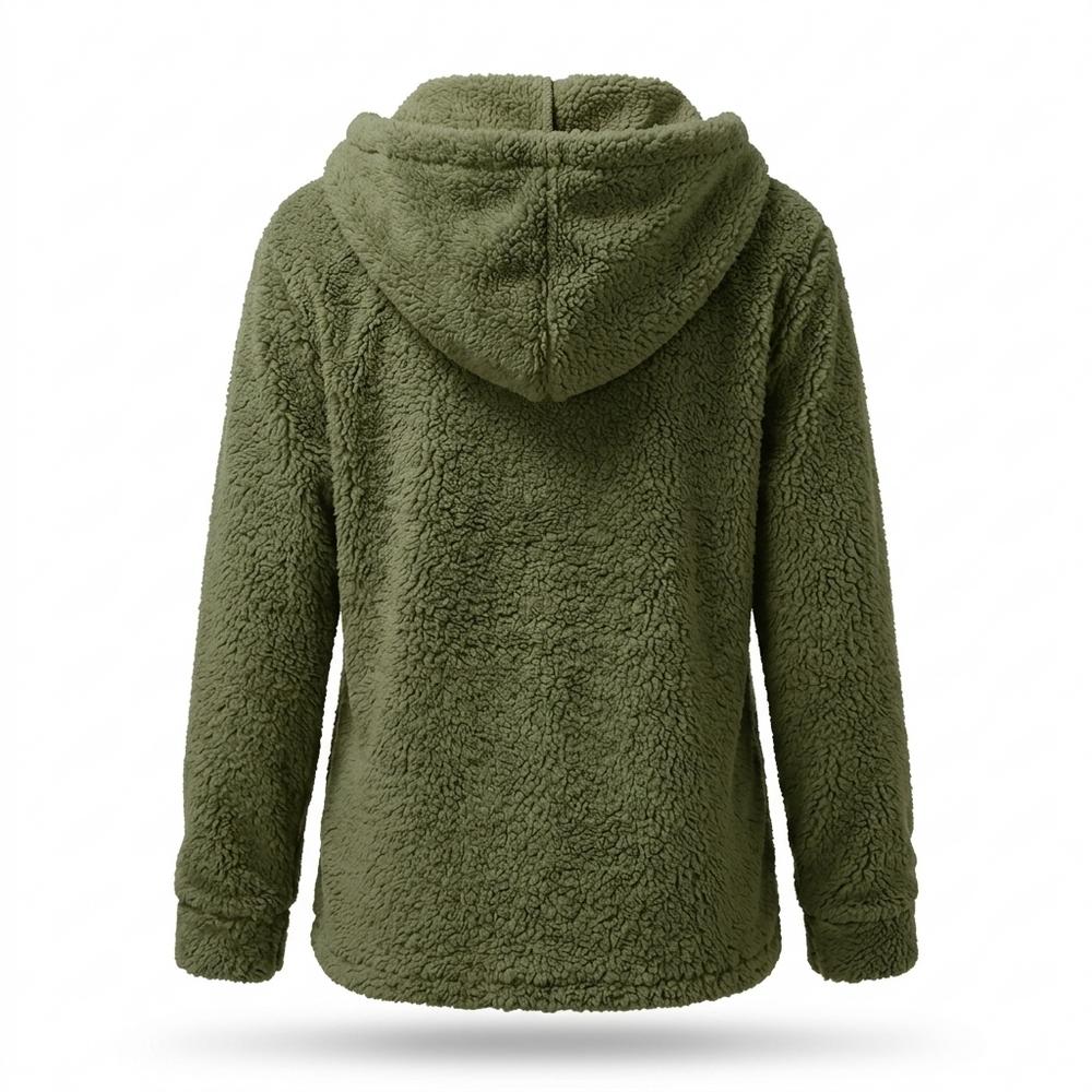 Nobleman Code - Eofar | Gefütterte Plüschige Jacke Damen