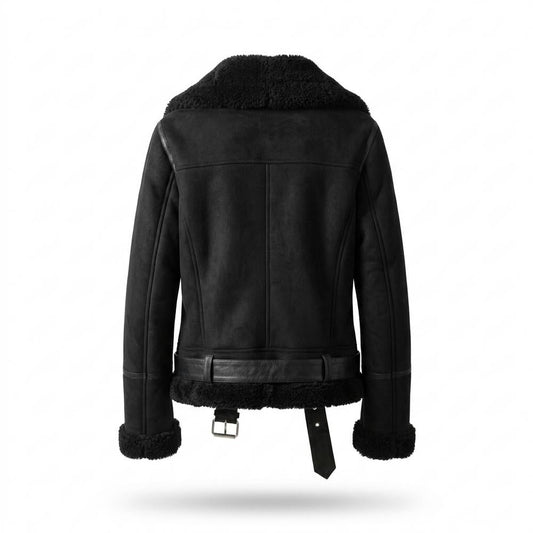 Gentleman Code - Koted | Gefüttert Asymmetrisch Wildleder-Jacke Damen