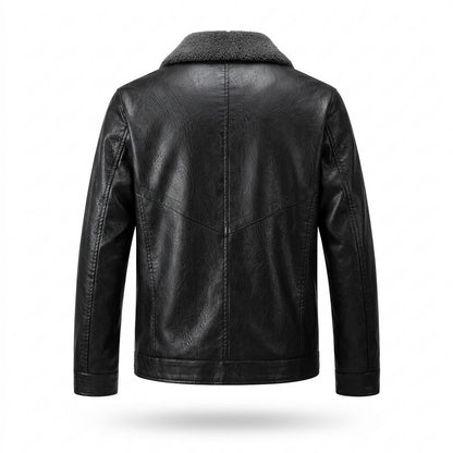 Gentleman Code - Tezam | Gefüttert Abgesteppt Lederjacke Herren