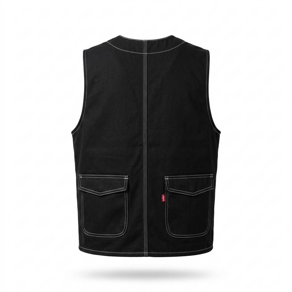 Gentleman Code - Armor | Kontrastgesteppt Funktional Weste Herren