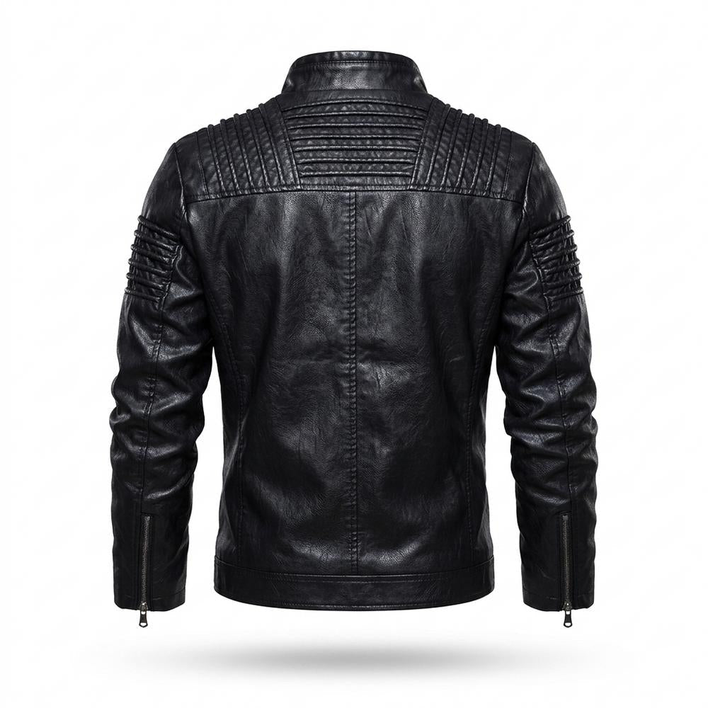 Gentleman Code - Vofok | Gefüttert Gesteppt Lederjacke Herren