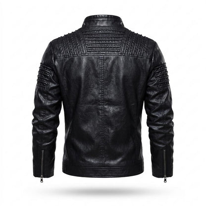 Gentleman Code - Vofok | Gefüttert Gesteppt Lederjacke Herren