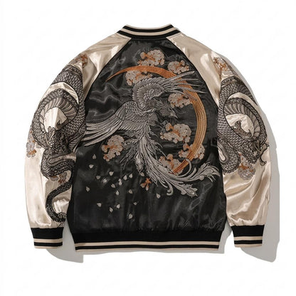 Nobleman Code - Deril | Bestickt Zweifarbig Jacke Unisex