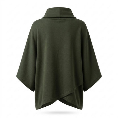 Nobleman Code - Vavol | Hochgeschlossener Asymmetrischer Pullover Damen