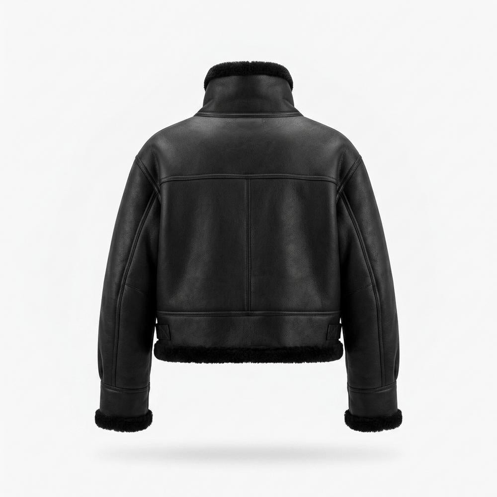 Gentleman Code - Yupus | Gefütterte Gekürzte Lederjacke Unisex