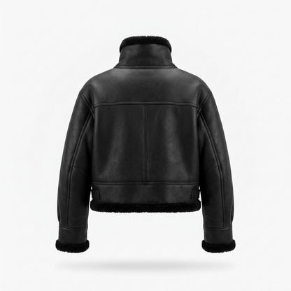 Gentleman Code - Yupus | Gefütterte Gekürzte Lederjacke Unisex