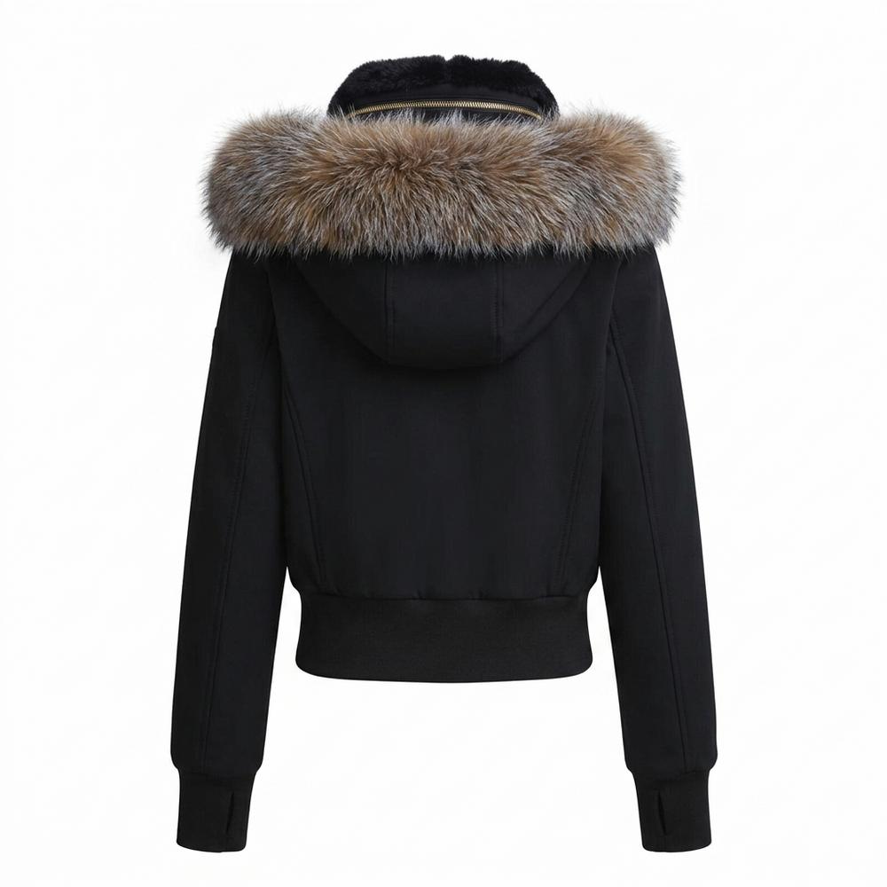 Nobleman Code - Eibov | Fellbesetzt Kurzgeschnitten Jacke Damen