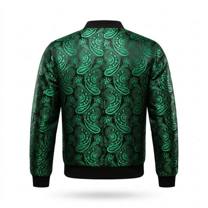 Gentleman Code - Elmin | Gemustert Reißverschluss Jacke Herren