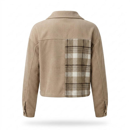Nobleman Code - Aifir | Gerippte Karierte Jacke Damen