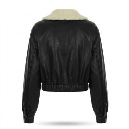 Nobleman Code - Sanak | Gefütterte Taillierte Lederjacke Damen